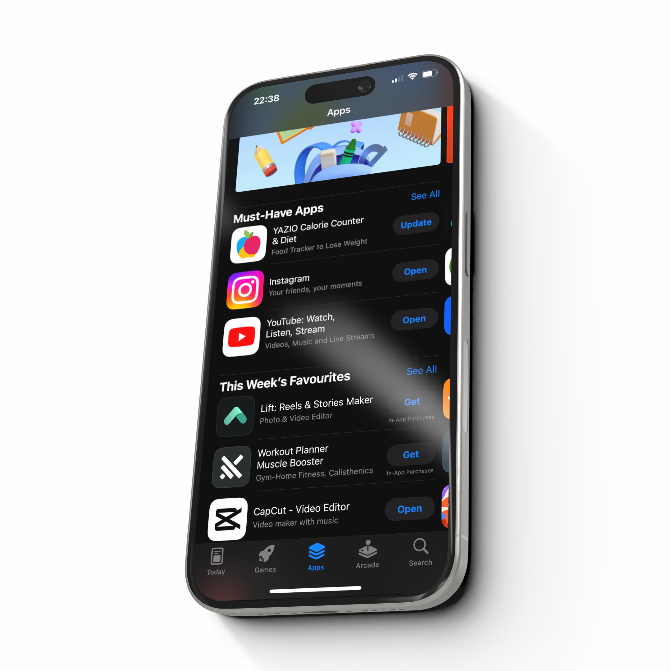 Screenshot App Store